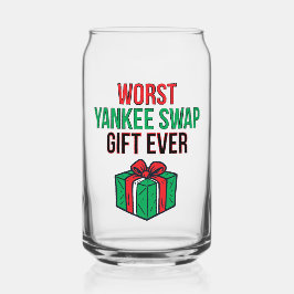 Worst Yankee Swap Gift Ever Blikvorm Glas