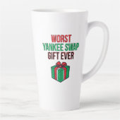 Worst Yankee Swap Gift Ever Latte Mok (Rechts)