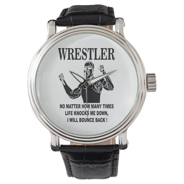 Worstelaar Inspirerend Wrestling Horloge (Voorkant)