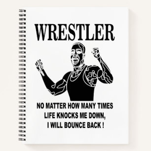 Worstelaar Inspirerend Wrestling Notitieboek