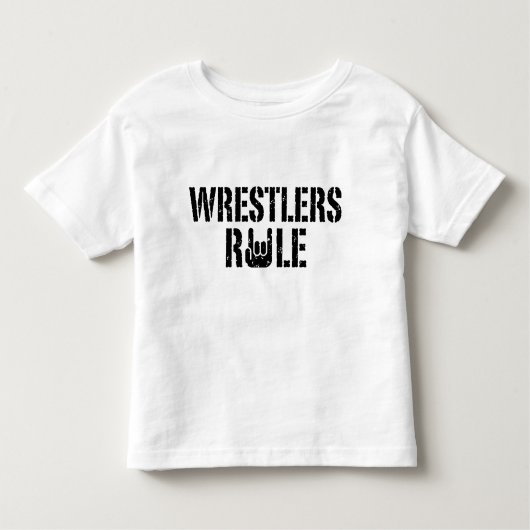 worstelaarsregel kinder shirts (Voorkant)