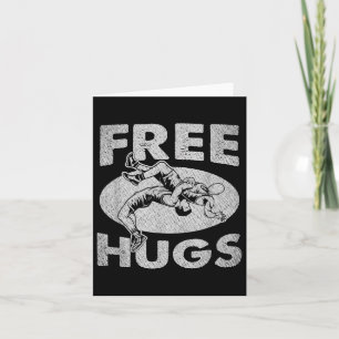 Worstelen - Funny Free Hugs Wrestling Kaart