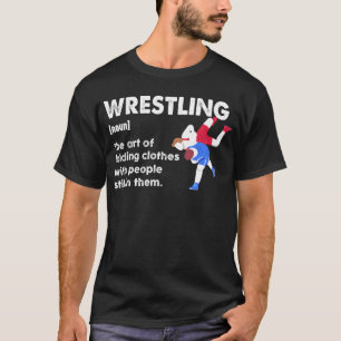 Worstelen Funny Woordenboek Definitie Worstelaar T-shirt