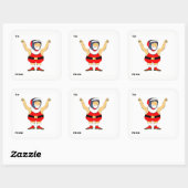 Worstelen Kerstcadeau Tags (Vel)