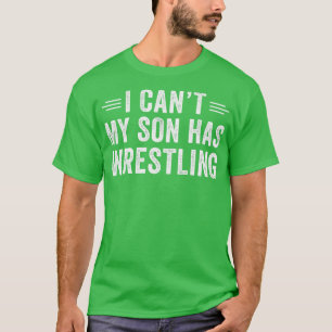 Worstelen mam worstelen pap mijn zoon heeft worste t-shirt