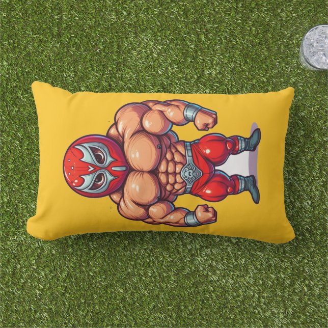 Worstelen mannen  buitenkussen (Gras)