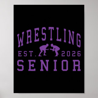 Worstelen Senior Night Worstelen Senior 2026 Afstu Poster