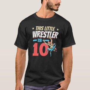 Worstelen Verjaardag I Deze Kleine Worstelaar Is 1 T-shirt