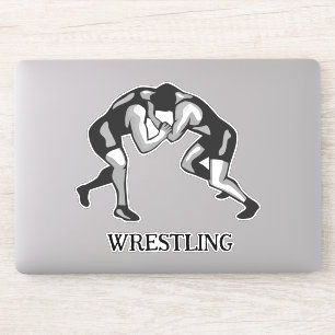 Worstelen Wrestler Design Contour Sticker