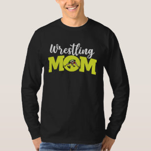 Worstelende Moeder Mooie Letterprint Vrouwen Schat T-shirt