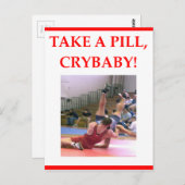 worsteling briefkaart (Voorkant / Achterkant)