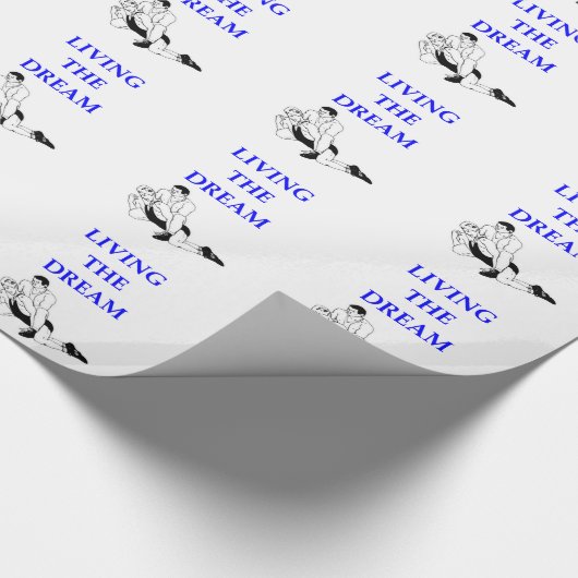 worsteling cadeaupapier (Hoek)