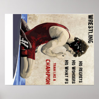 worsteling - geen spijt poster