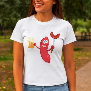 Worstjes En Bier T-shirt