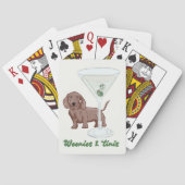 Worstjes & Martinis Feestje Pokerkaarten (Achterkant)