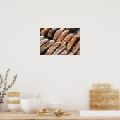 Worstjes op de barbecue poster (Keuken)