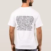 worstprezever2 t-shirt (Achterkant)