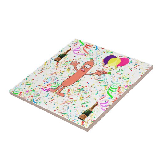 worstveld tegeltje (Zijkant)