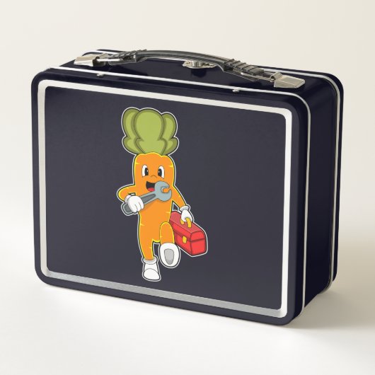 Wortel als Mechanisch met Toolbox (Achterkant)