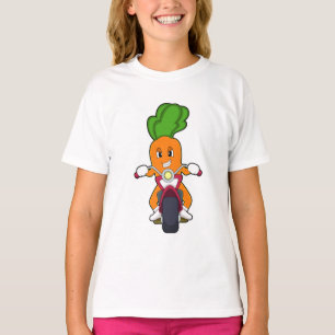 Wortel als motorrijder met motorfiets.PNG T-shirt