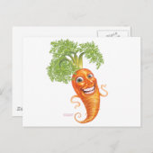 wortel briefkaart (Voorkant / Achterkant)