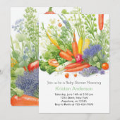 Wortel Dreams Baby shower Kaart (Voorkant / Achterkant)