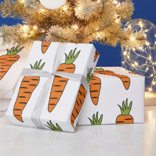 Wortel Groenten Gezond Voedsel Feest Cadeaupapier
