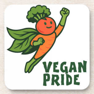Wortel Held Vegan Trots Bier Onderzetter