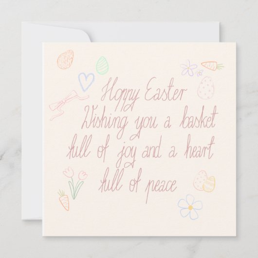 Wortel, ik geloof dat het Pasen is! (Achterkant)