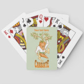 Wortel Karate CARRATE Pokerkaarten (Achterkant)
