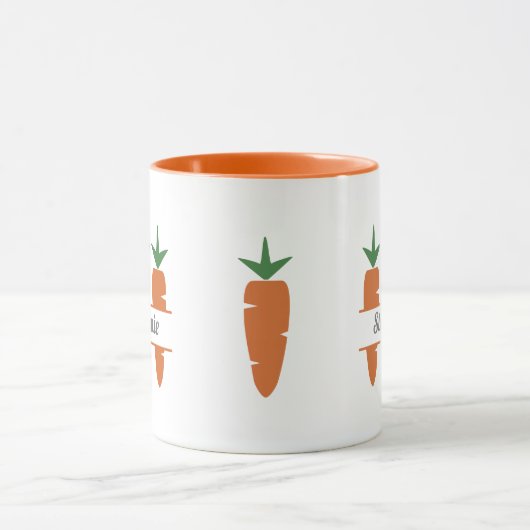 Wortel Monogram Mok (Midden)