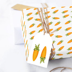 Wortel Patroon Pasen Cadeaupapier Inpakpapier