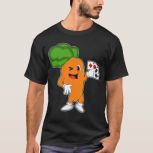 Wortel Poker kaarten Kaart spel T-shirt