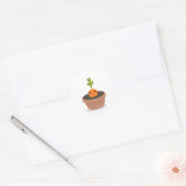 Wortel Ronde Sticker (Envelop)