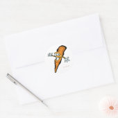 wortel ronde sticker (Envelop)