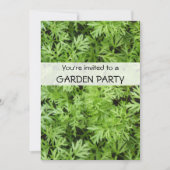 Wortel Topjes Custom Tuin Feest Invites Kaart (Voorkant)