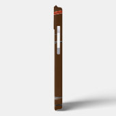 Wortelbier zweeft bruin wit rood Case-Mate iPhone case (Achterkant / Links)