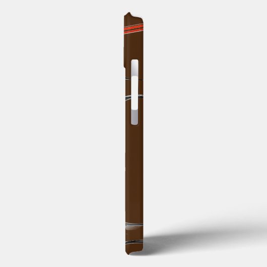 Wortelbier zweeft bruin wit rood Case-Mate iPhone case (Achterkant / Links)