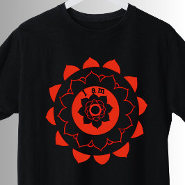 Wortelchakra Muladhara Red Mandala Yogi T-shirt