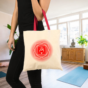 wortelchakra-symbool   Muladhara Tote Bag