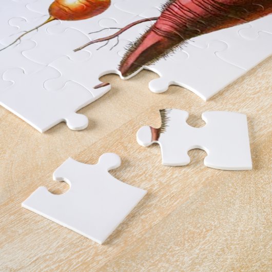  wortelen botanische afdrukken legpuzzel (Zijkant)