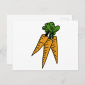 wortelen briefkaart (Voorkant / Achterkant)