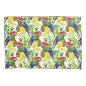 Wortelen en tropische vruchten kussensloop (Voorkant-Links)