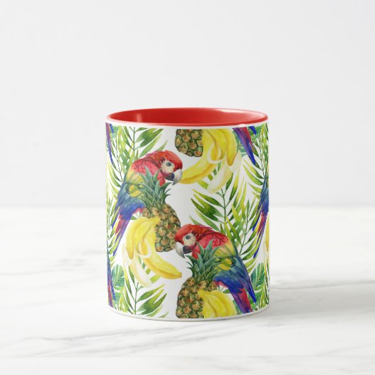 Wortelen en tropische vruchten mok (Midden)