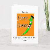 Wortelen Feestdagen Kaart (Achterkant)