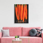 wortelen uit onze tuin canvas afdruk (Insitu (Woonkamer))