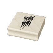 Wortelen Vegetarisch Vegan Rubberstempel (Stempel)