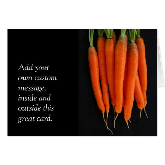 wortelen vers uit de tuin (Voorkant Horizontaal)