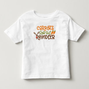 wortelen voor de rendierkerstklep kinder shirts