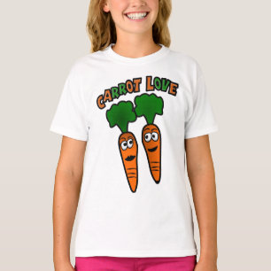 wortelliefde in liefde t-shirt